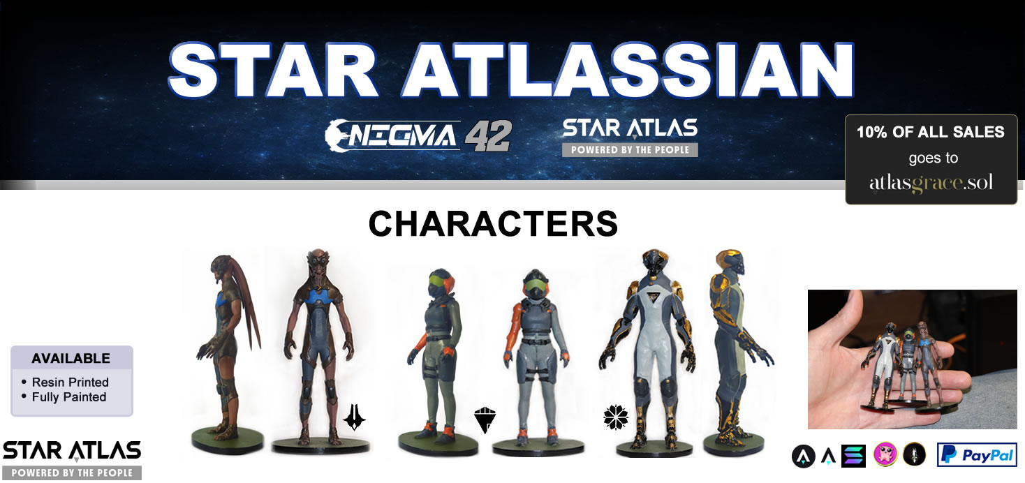 3D Printed Star Atlas Models