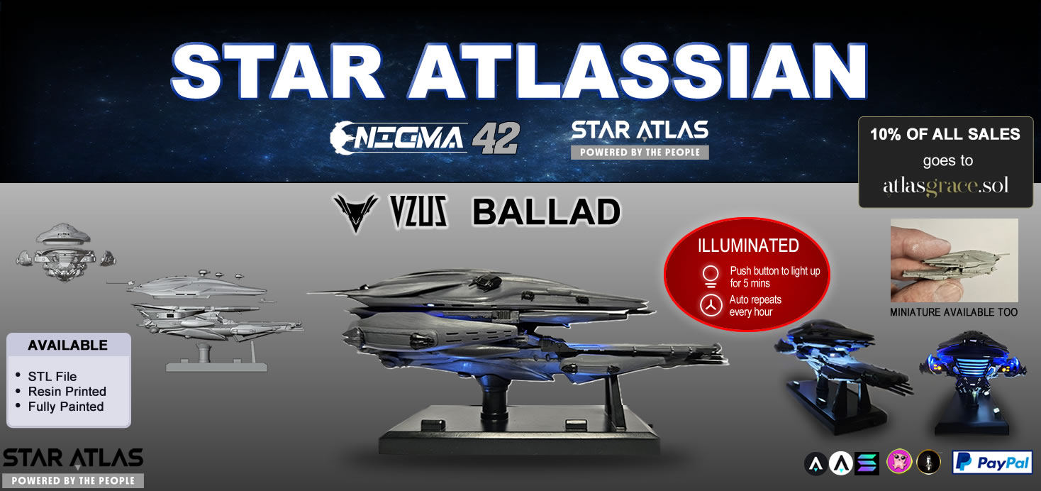 3D Printed Star Atlas Models