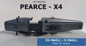 Purchase a completed physical model of a Star Atlas Pearce X4