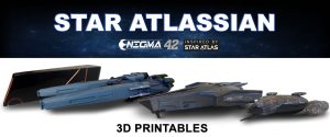 Star Atlas 3D Printed Models
