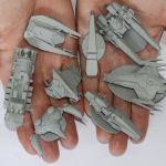 3D Printed Star Atlas Miniatures