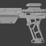 3D Printed Star Atlas Energy Gun STL Files