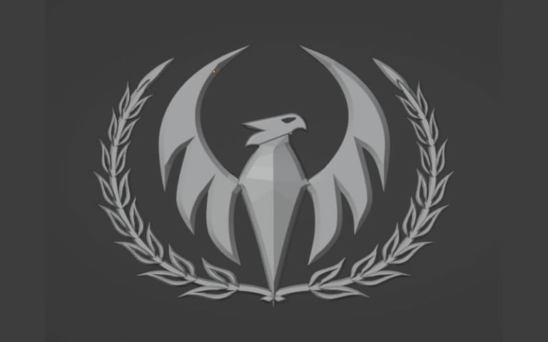 3D printer STL file of a Star ROME faction logo