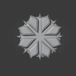 3D printer STL file of a Star Atlas USTER logo