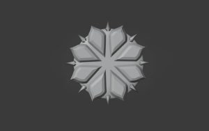 3D printer STL file of a Star Atlas USTER logo