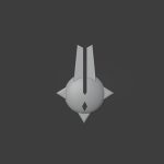 3D printer STL file of a Star Atlas ONI logo