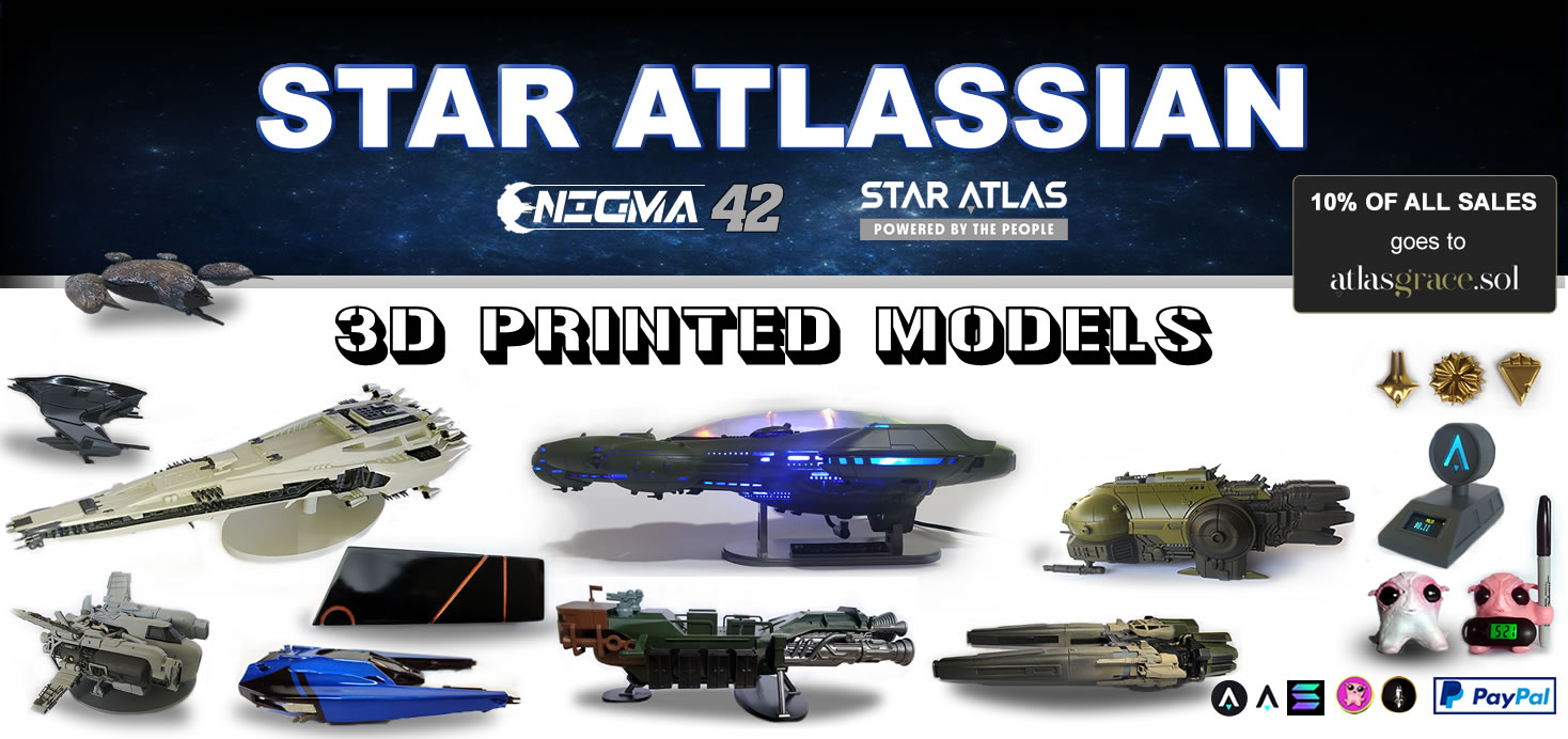 3D Printed Star Atlas Models