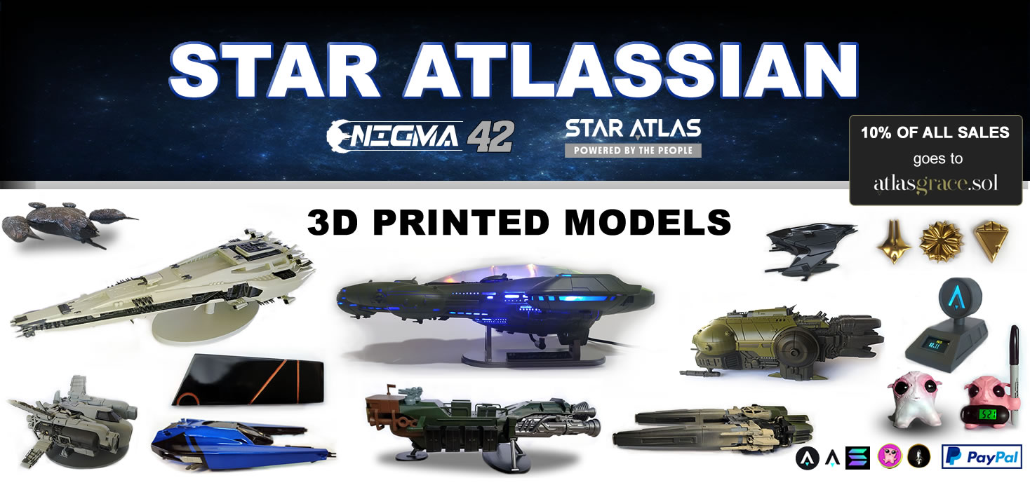 3D Printed Star Atlas Models