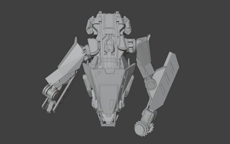 A 3D Printed Star Atlas Armstrong IMP TIP Model Re-Drawn for 3D Printing