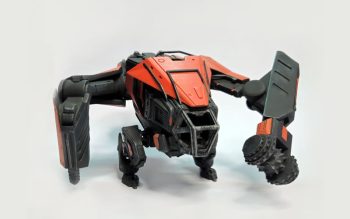 A 3D Printed Star Atlas Armstrong IMP TIP Model, Printed and Fully Painted