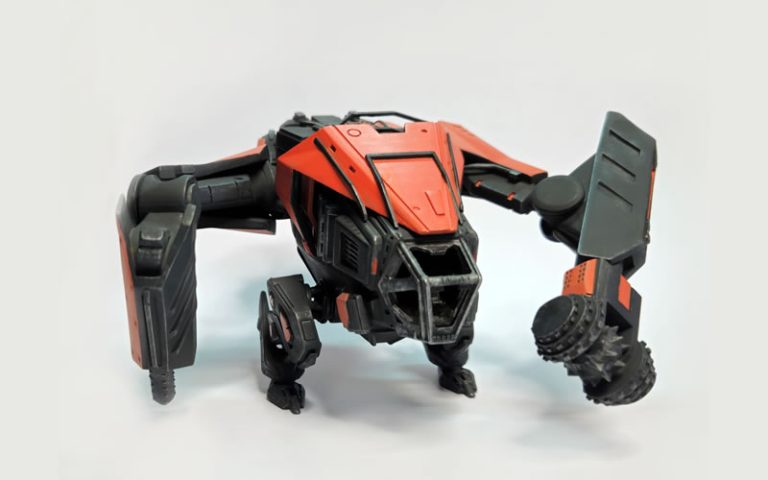 A 3D Printed Star Atlas Armstrong IMP TIP Model, Printed and Fully Painted