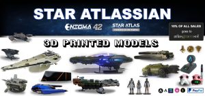 3D Printed Star Atlas Models