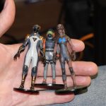 A collection of 3D printed Star Atlas Characters, USTER, MUD & ONI