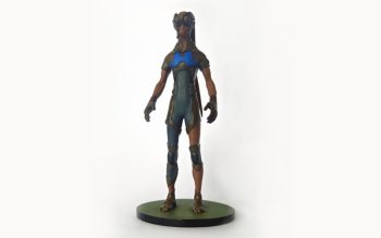 A 3D printed Star Atlas ONI character