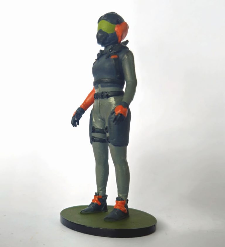 3D Printed Star Atlas MUD Character
