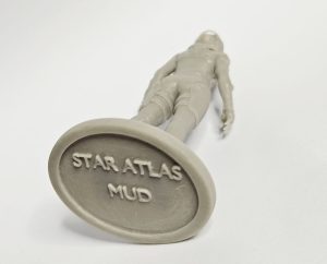 A Resin 3D Printed Star Atlas MUD Character