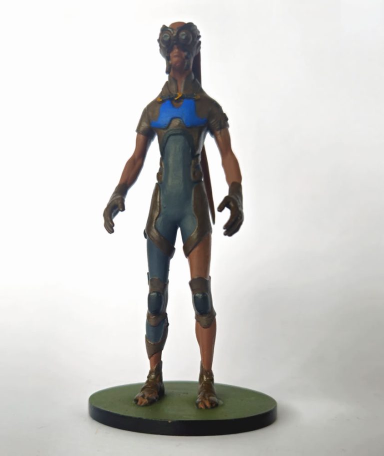 A 3D printed Star Atlas ONI character