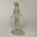 A 3D printed Star Atlas ONI character
