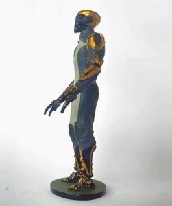 A Resin 3D printed & painted Star Atlas USTER Character