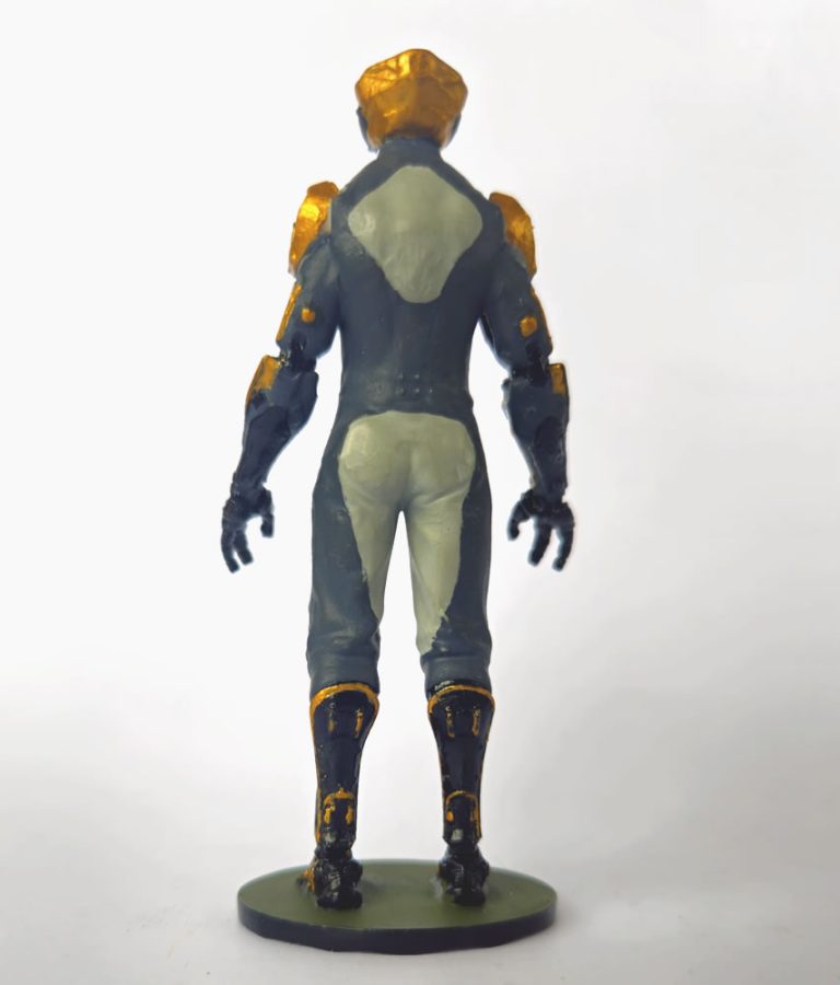 A Resin 3D printed & painted Star Atlas USTER Character