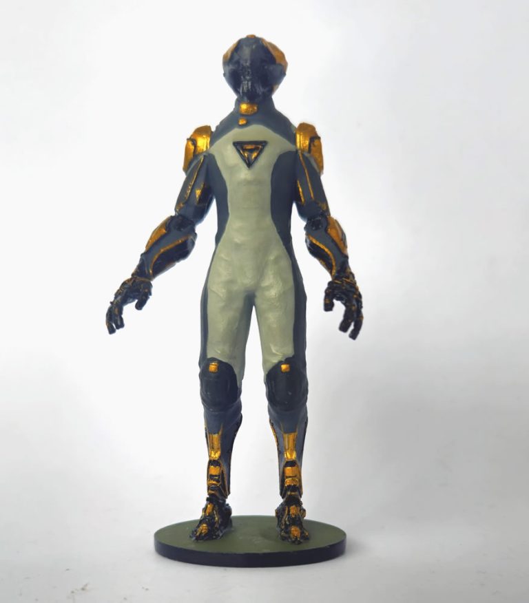 A Resin 3D printed & painted Star Atlas USTER Character