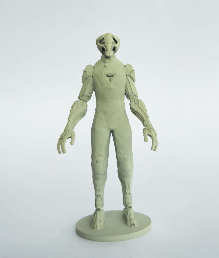 A Resin 3D printed Star Atlas USTER Character