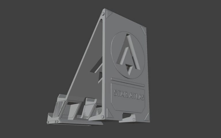 Star Atlas Phone Holder with ledger holder
