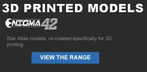 3D printed Star Atlas models by Enigma 42