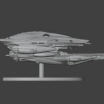 A 3D printed Star Atlas BALLAD miniature