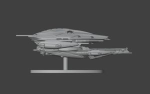 A 3D printed Star Atlas BALLAD miniature