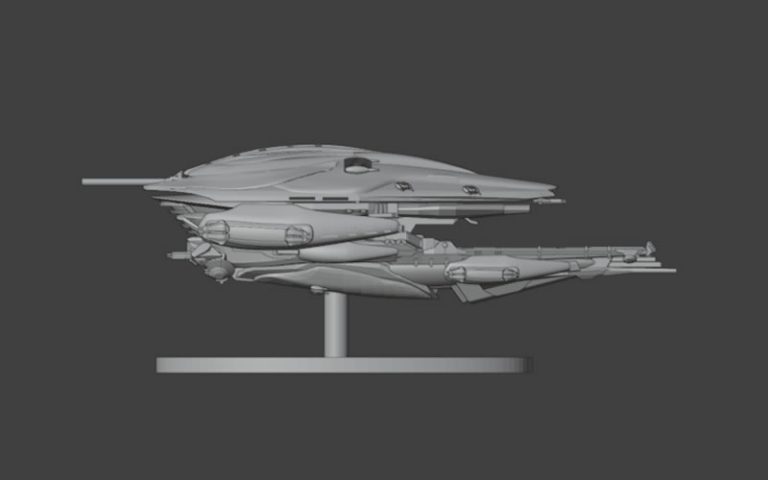 A 3D printed Star Atlas BALLAD miniature
