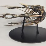 A 3D printed Star Atlas Orgika Thripid model Fully Painted