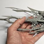 A 3D printed Star Atlas Orgika Thripid model