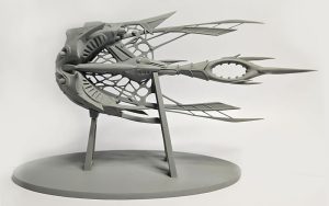 A 3D printed Star Atlas Orgika Thripid model