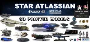 3D Printed Star Atlas Models