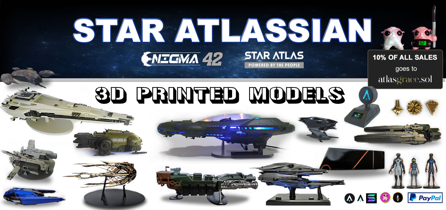 3D Printed Star Atlas Models